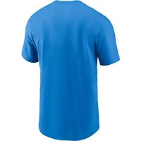 Men's Nike  Powder Blue Los Angeles Chargers Lockup Essential T-Shirt