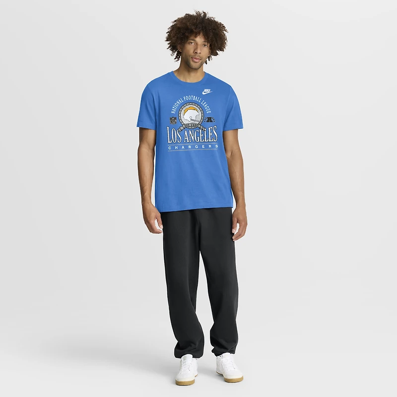 Men's Nike Powder Blue Los Angeles Chargers Rewind Essential T-Shirt