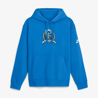 Men's Nike  Powder Blue Los Angeles Chargers Short Pass Rewind Club Fleece Hoodie