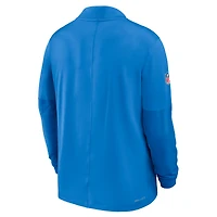 Men's Nike Powder Blue Los Angeles Chargers Sideline Dri-FIT Half-Zip Pullover