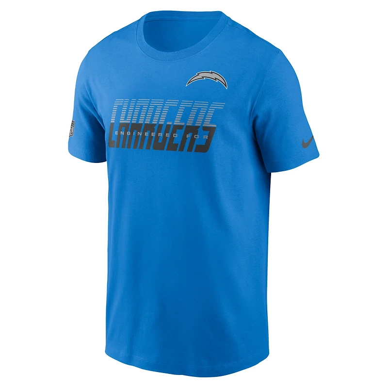 Men's Nike Powder Blue Los Angeles Chargers Sideline Dri-FIT T-Shirt