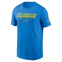 Men's Nike Powder Blue Los Angeles Chargers Sideline Dri-FIT T-Shirt