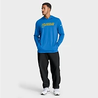 Men's Nike Powder Blue Los Angeles Chargers Sideline Pure Fury Dri-FIT Long Sleeve Hoodie T-Shirt