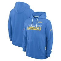 Men's Nike Powder Blue Los Angeles Chargers Sideline Standard Issue Dri-FIT Hoodie