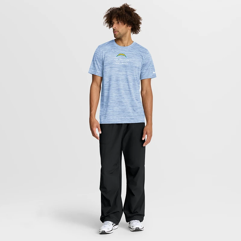 Men's Nike Powder Blue Los Angeles Chargers Velocity Ball Carrier Dri-FIT T-Shirt