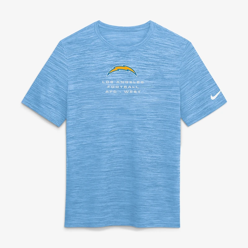 Men's Nike Powder Blue Los Angeles Chargers Velocity Ball Carrier Dri-FIT T-Shirt