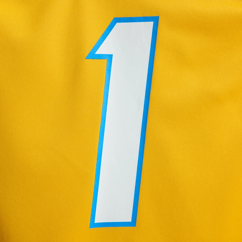 Men's Nike Quentin Johnston Powder Blue Los Angeles Chargers  Game Player Jersey