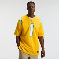 Men's Nike Quentin Johnston Powder Blue Los Angeles Chargers  Game Player Jersey