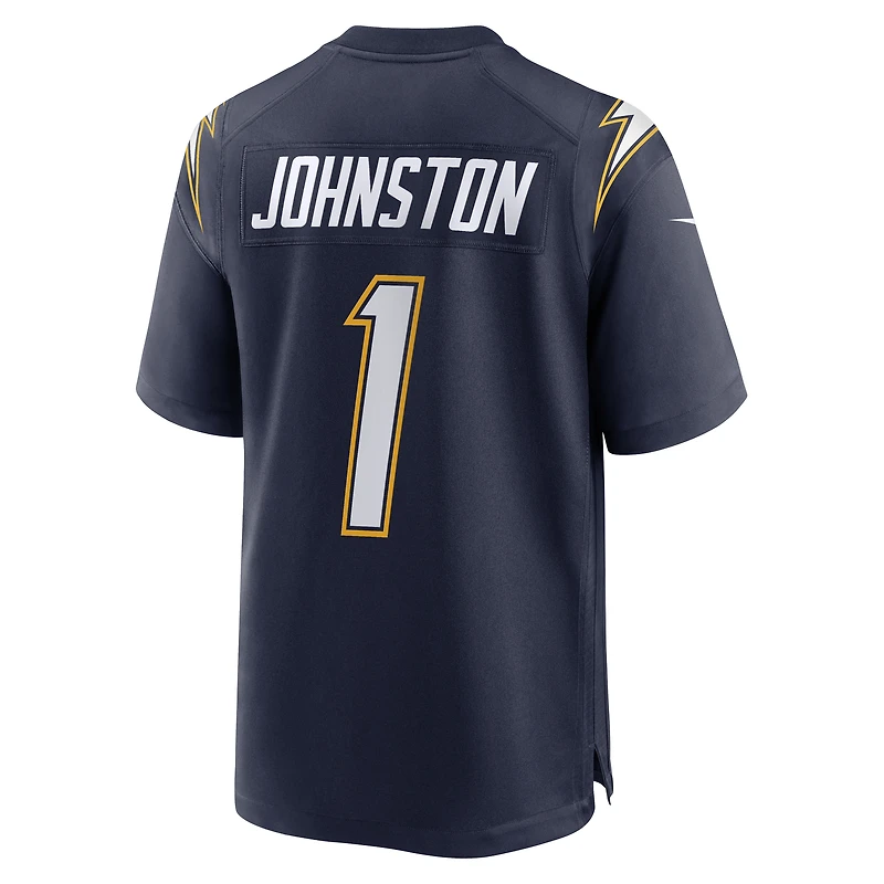 Men's Nike Quentin Johnston Navy Los Angeles Chargers Alternate Super Game Player Jersey