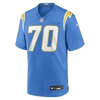 Men's Nike Rashawn Slater Powder Blue Los Angeles Chargers Game Jersey