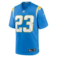 Men's Nike Tony Jefferson  Powder Blue Los Angeles Chargers Team Game Jersey