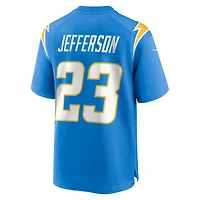 Men's Nike Tony Jefferson  Powder Blue Los Angeles Chargers Team Game Jersey