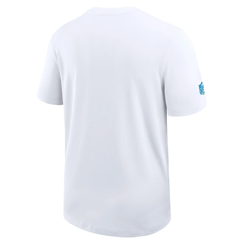 T-shirt Nike blanc pour homme Los Angeles Chargers Sideline Performance UV Coach