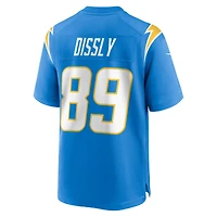 Maillot Nike Will Dissly bleu poudré pour homme des Los Angeles Chargers