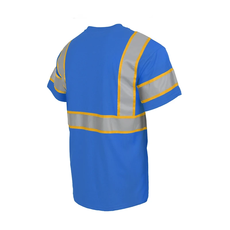 T-shirt de sécurité bleu poudre pour homme des Chargers Los Angeles