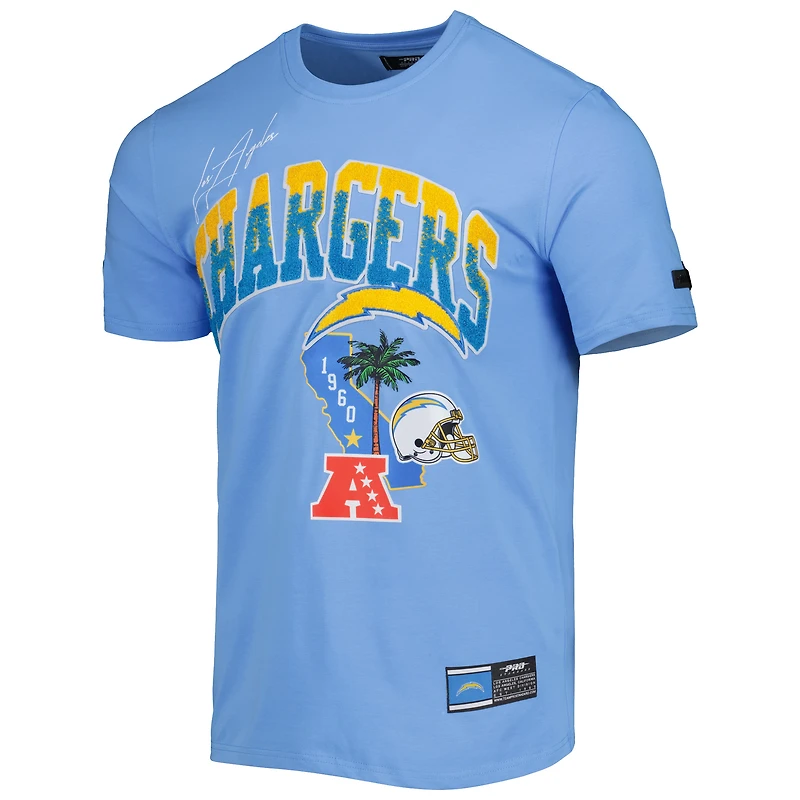 T-shirt Pro Standard pour hommes, bleu poudre, Los Angeles Chargers Hometown Collection
