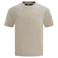 T-shirt à épaules tombantes Pro Standard Tan pour homme des Los Angeles Chargers