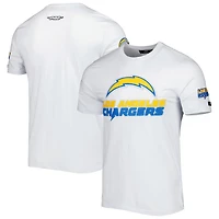 T-shirt Mash Up Pro Standard blanc des Chargers de Los Angeles pour hommes