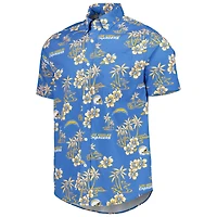 Chemise boutonnée Reyn Spooner pour homme Los Angeles Chargers Kekai bleu poudré