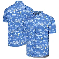 Chemise boutonnée à imprimé Kekai Reyn Spooner Powder Blue Los Angeles Chargers pour homme