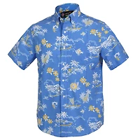 Chemise boutonnée rétro Kekai Performance bleu poudre Reyn Spooner pour homme des Los Angeles Chargers