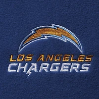 Men's Royal Los Angeles Chargers Houston Fleece Full-Zip Vest