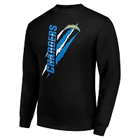 Sweat-shirt en molleton noir à motif graphique de l'équipe des Los Angeles Chargers pour homme