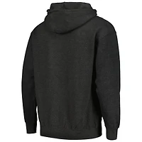 Sweat à capuche entièrement zippé d'après-saison Starter Charcoal des Chargers de Los Angeles pour hommes