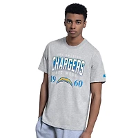 Men's Starter  Powder Blue/Gray Los Angeles Chargers Two-Pack Logo T-Shirt Set