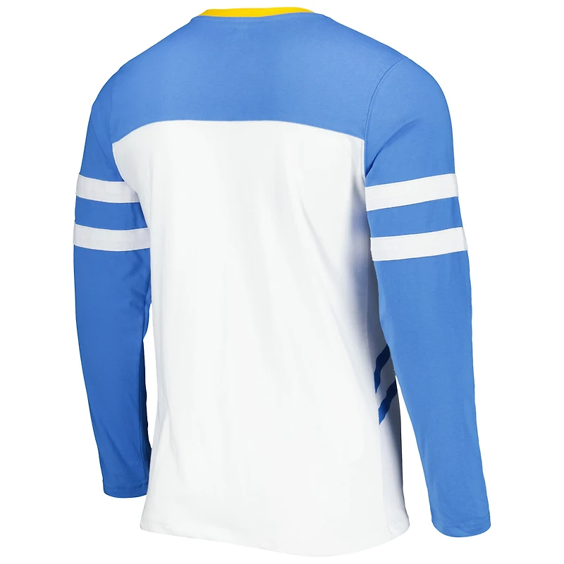 Men's Starter Powder Blue/White Los Angeles Chargers Halftime Long Sleeve T-Shirt