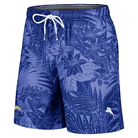 Short de bain Tommy Bahama pour hommes, bleu poudre, Los Angeles Chargers Santiago Palms