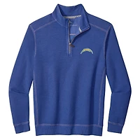 Men's Tommy Bahama  Royal Los Angeles Chargers Sport Tobago Half-Zip Pullover