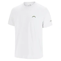T-shirt à imprimé Torchdown blanc Tommy Bahama pour homme des Los Angeles Chargers