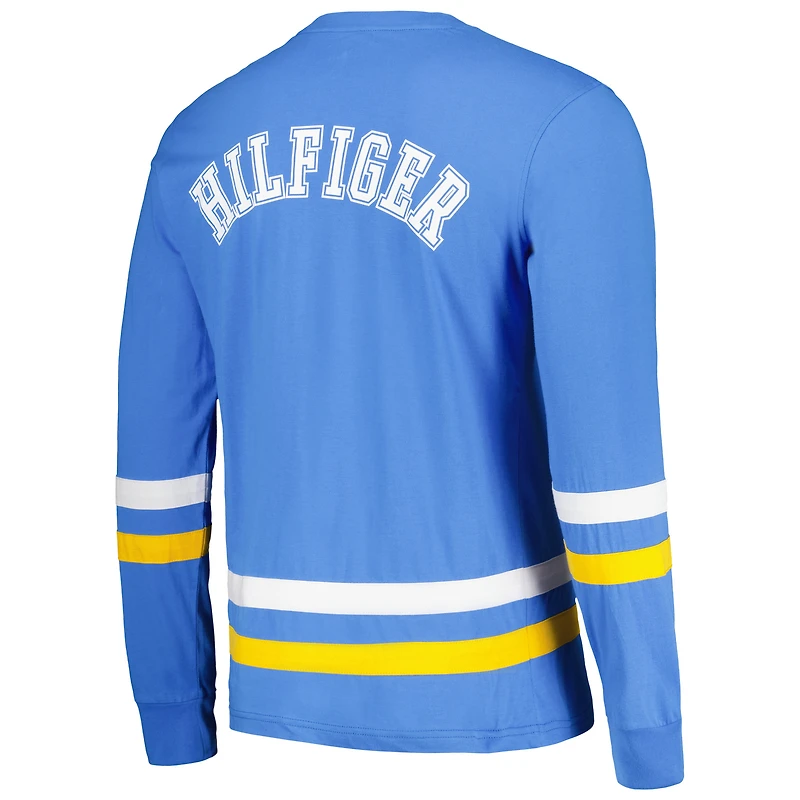 Men's Tommy Hilfiger Powder Blue/Gold Los Angeles Chargers Nolan Long Sleeve T-Shirt