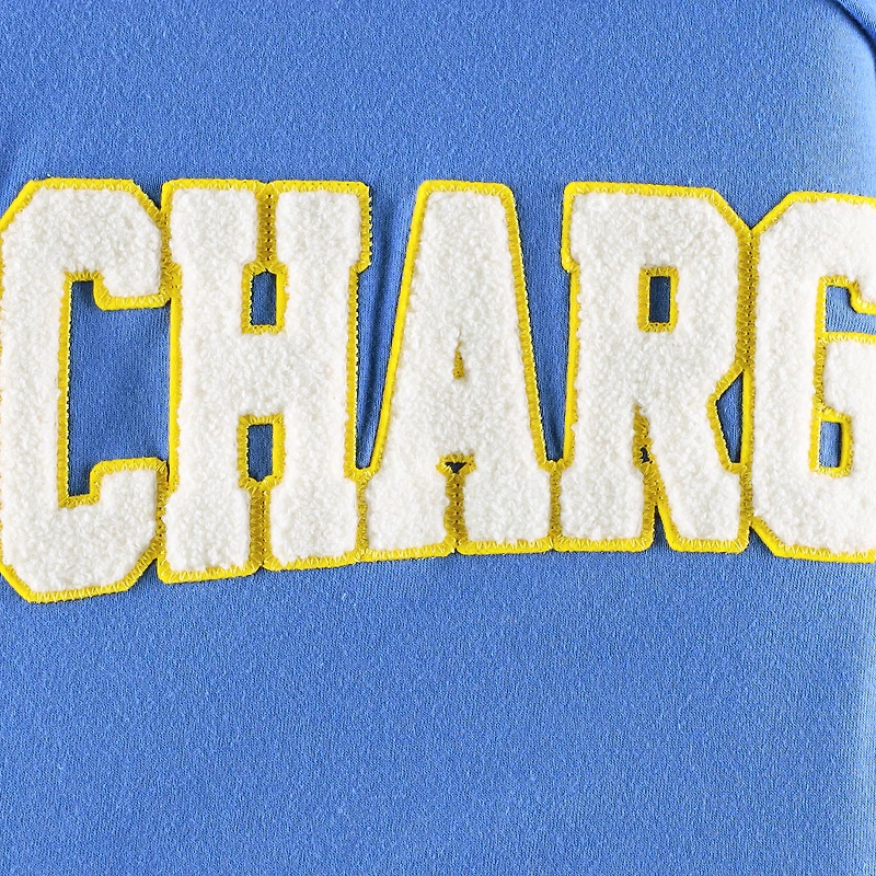 T-shirt à capuche Tommy Hilfiger Los Angeles Chargers Alex bleu poudré/blanc pour homme