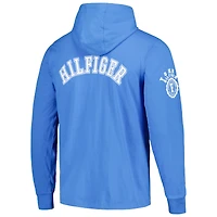 T-shirt à capuche manches longues Tommy Hilfiger pour hommes, bleu poudre, Los Angeles Chargers Morgan