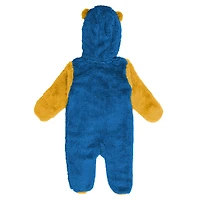 Newborn & Infant Outerstuff Powder Blue Los Angeles Chargers Stay Napping Fleece Bunting Full-Zip Sleeper