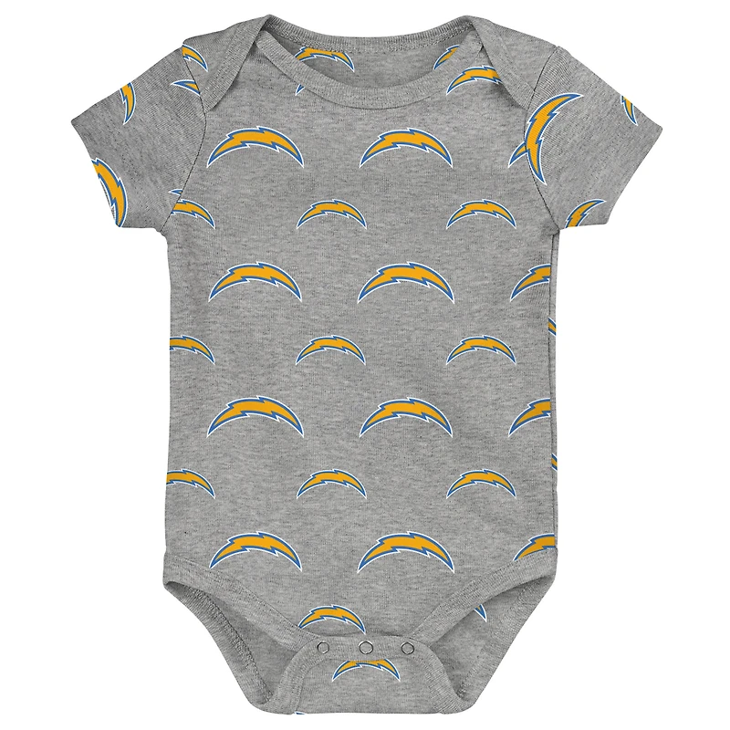 Ensemble 3 pièces pour nouveau-né Little Tike des Los Angeles Chargers d'Outerstuff