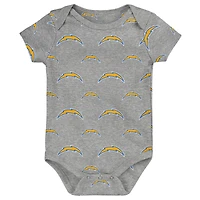 Ensemble 3 pièces pour nouveau-né Little Tike des Los Angeles Chargers d'Outerstuff