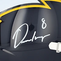 Omarion Hampton Los Angeles Chargers Autographed Riddell 2025 Alternate Navy Speed Replica Helmet