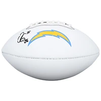 Oronde Gadsden Los Angeles Chargers Autographed Franklin White Panel Football
