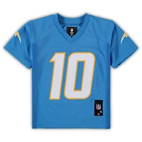 Maillot de joueur réplique Justin Herbert des Chargers Los Angeles, bleu poudre, préscolaire