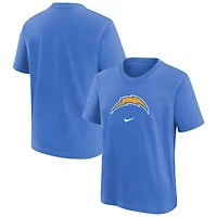 T-shirt préscolaire Nike Powder Blue Los Angeles Chargers Team Wordmark