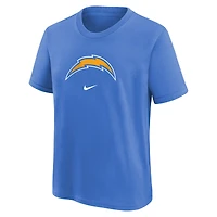 T-shirt préscolaire Nike Powder Blue Los Angeles Chargers Team Wordmark