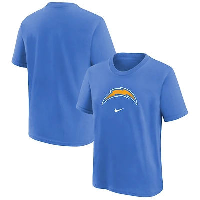 T-shirt préscolaire Nike Powder Blue Los Angeles Chargers Team Wordmark