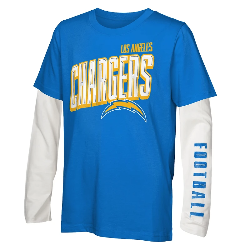 Ensemble de t-shirts « The Mix » pour enfants d'âge préscolaire Outerstuff des Chargers Los Angeles