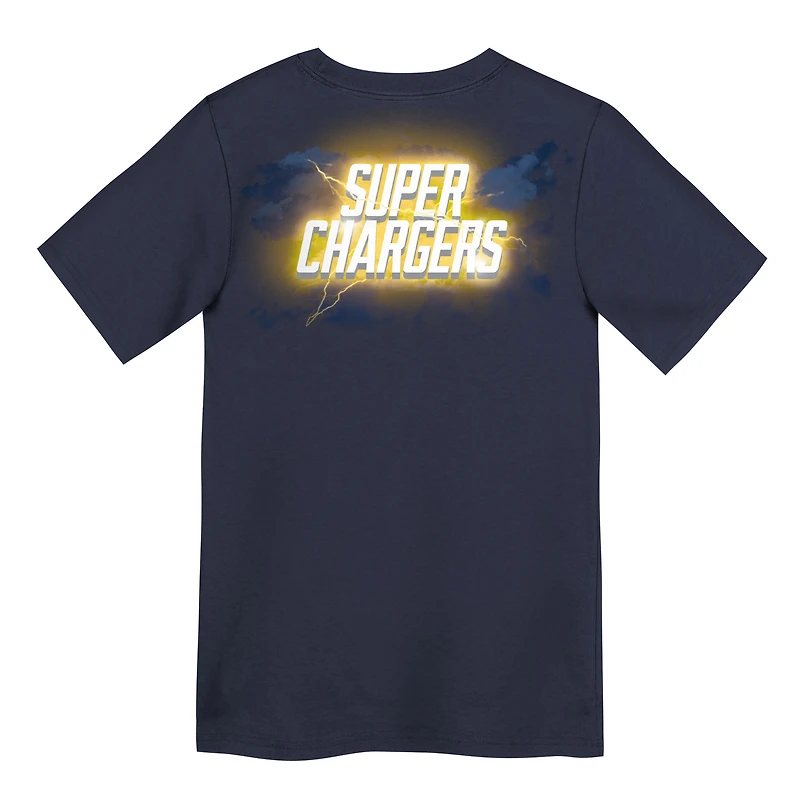 Preschool Outerstuff  Navy Los Angeles Chargers Super Logo T-Shirt