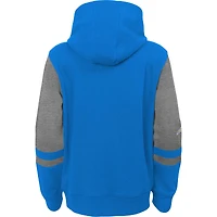 Sweat à capuche entièrement zippé bleu poudré Los Angeles Chargers Stadium préscolaire