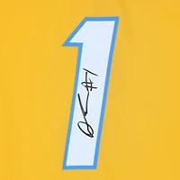 Quentin Johnston Los Angeles Chargers Autographed Gold Nike Game Jersey  
