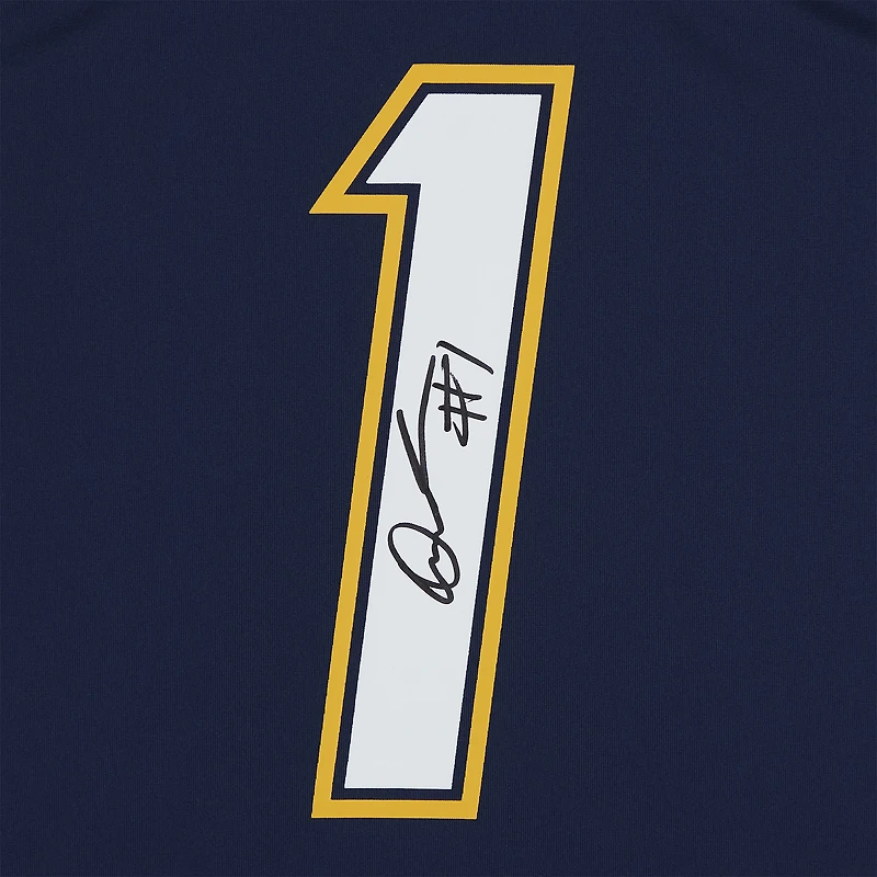 Quentin Johnston Los Angeles Chargers Autographed Navy Nike Game Jersey